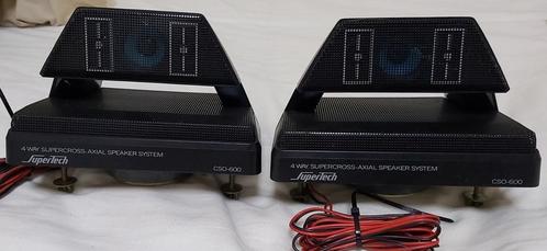 SuperTech auto speakers boxen 4 Way 100W, Auto diversen, Autospeakers, Zo goed als nieuw, Ophalen of Verzenden