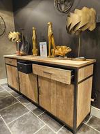 Teakhout Dressoir NU €1036, Ophalen, Teakhout, Nieuw, Landelijk