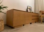 Juntoo Arno dressoir in natuurkleurige eik 190 x 45 cm, Huis en Inrichting, Kasten | Dressoirs, Ophalen, Zo goed als nieuw