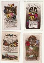 Lot 8  engelse kaarten Birthday wedding bloemen reliëf, Verzamelen, Postkaarten | Themakaarten, Verzenden, Gelopen, Feest(dag)