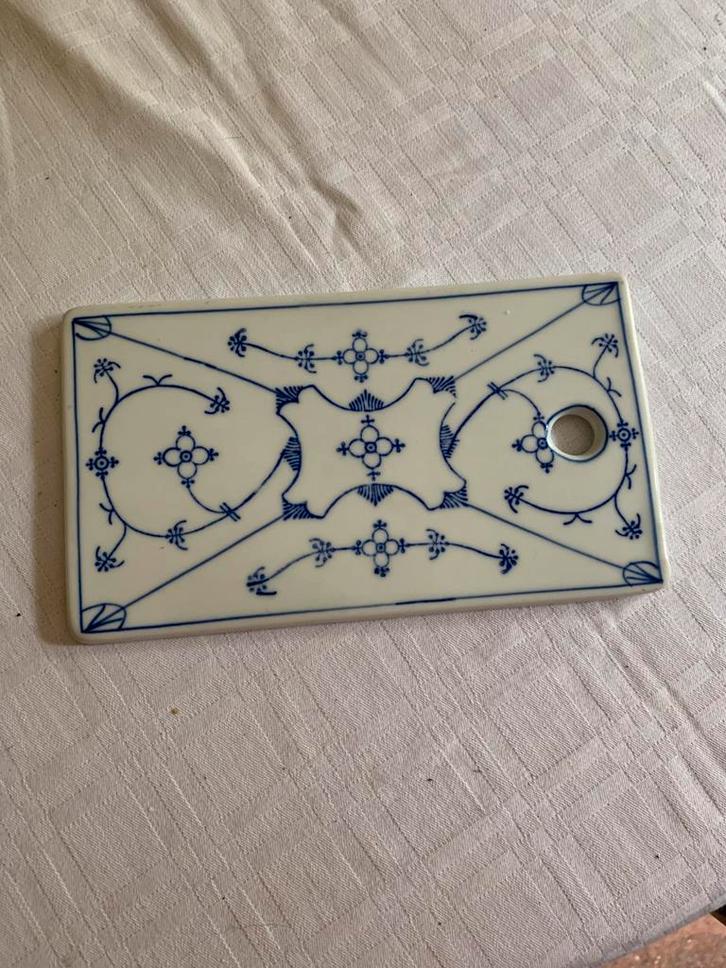 4 planches en porcelaine – motif bleu et blanc, Antiek en Kunst, Antiek | Wandborden en Tegels, Ophalen