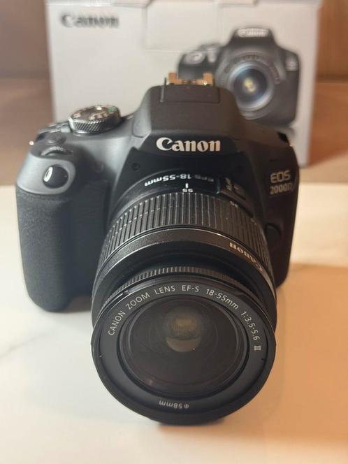 Canon EOS 2000D - Complete set in topstaat!, Audio, Tv en Foto, Fotocamera's Digitaal, Zo goed als nieuw, Canon, Ophalen