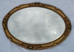 Miroir ovale encadré doré, 100 à 150 cm, Ovale, Enlèvement, Moins de 100 cm