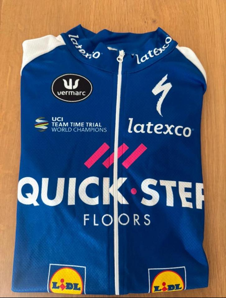 Quick-Step Floors wielertrui – officieel teamshirt maat L, Fietsen en Brommers, Fietsaccessoires | Fietskleding, Nieuw, Heren