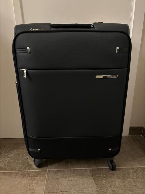 Valise Samsonite Spinner 66/24 Base Boost Exp. Noir Neuve, Bijoux, Sacs & Beauté, Valises, Neuf, Poignée extensible, Roulettes