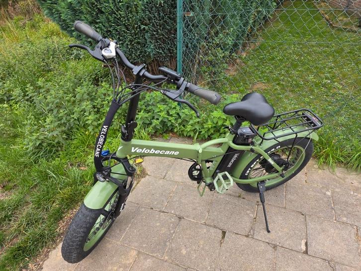 Vélobecane Fatbike opvouwbare elektrische fiets met grote ba, Fietsen en Brommers, Fietsen | Vouwfietsen, Gebruikt, 20 inch of meer