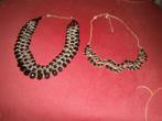2 prachtige „choker” kettingen Prijs voor 2 - 14 E, Ophalen, Zo goed als nieuw, Overige kleuren, Overige materialen