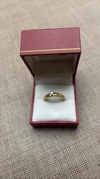 Bague solitaire or 14 carats avec diamant taille brillant, Bijoux, Sacs & Beauté, Bagues, Jaune, 18 à 19, Comme neuf, Or