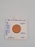 Belgie (bruoxella)1 ECU 1994 FDC ZEER KL. OPL)ge r christine, Ophalen of Verzenden