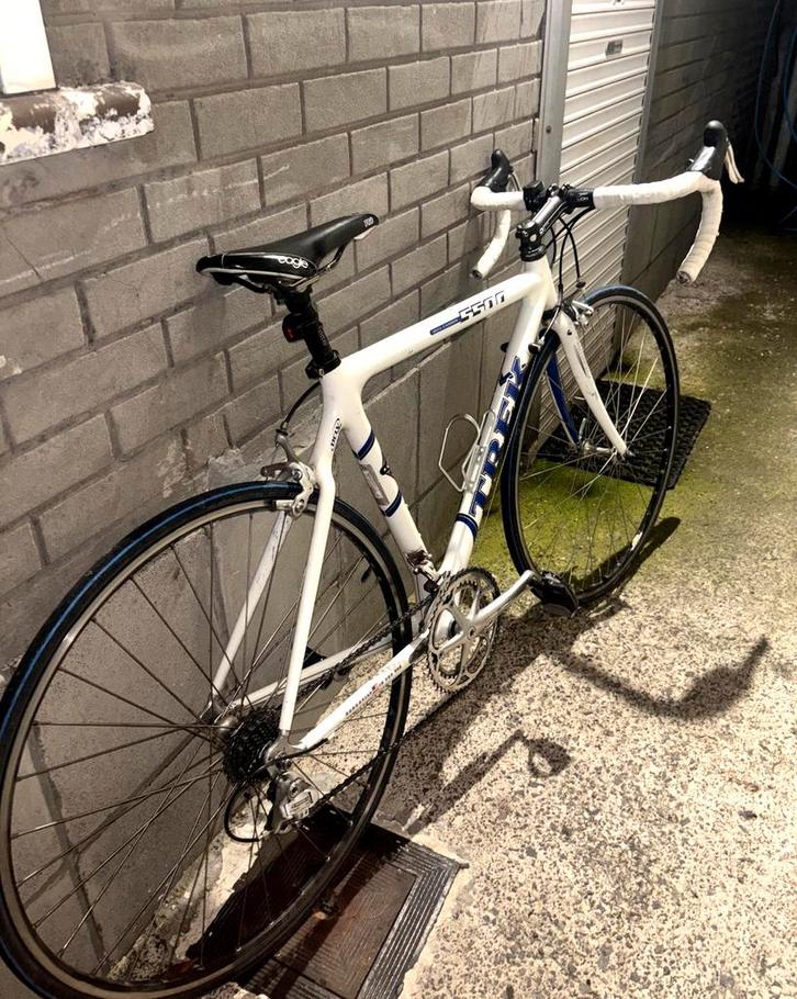 trek racefiets, Fietsen en Brommers, Fietsen | Racefietsen, Gebruikt, 15 tot 20 versnellingen, 28 inch, Carbon, 49 tot 53 cm, Ophalen