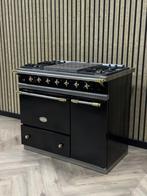 Luxe Lacanche Fornuis Zwart Gas + Messing + Warmhoudkast, Elektronische apparatuur, Fornuizen, Ophalen of Verzenden, Grill, Elektrisch