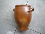 Vintage bloempot van geglazuurd aardewerk, Tuin en Terras, Ophalen, Zo goed als nieuw, Tuin