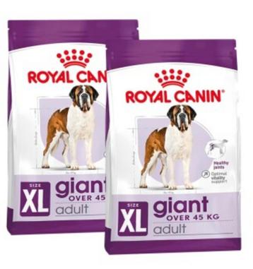 Royal canin giant adult 2 zakken van 20kg beschikbaar voor biedingen