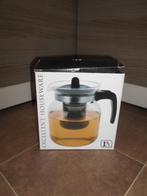 Nieuwe glazen theepot Excellent Houseware. 1,5 L., Huis en Inrichting, Ophalen of Verzenden, Nieuw, Glas