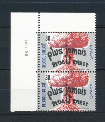 België OBP nr. 2598 vertikaal paar (beelddoorloper) postfris