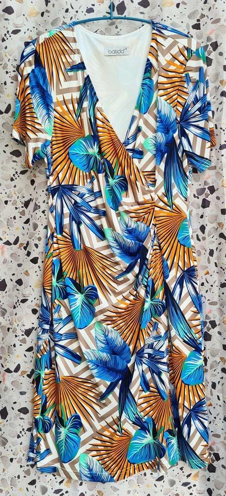 Nieuw kleed Batida 2 = 38/40 - zie afmetingen, Kleding | Dames, Jurken, Nieuw, Maat 38/40 (M), Blauw, Ophalen