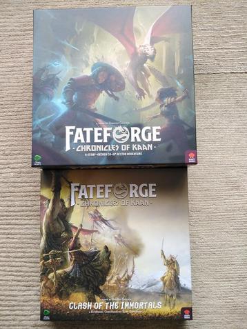FATEFORGE CHRONICLES OF KAAN +CLASH OF THE IMMORTALS  beschikbaar voor biedingen