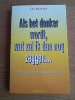 ALS HET DONKER  WORDT...../  Leo Derksen / Rouwpoëzie, Enlèvement, Neuf