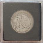 USA 1944 - ½ Silver Dollar ‘Walking Liberty’ - COA Brussels, Setje, Zilver, Verzenden, Noord-Amerika