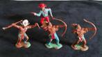 figurines  de cow-boys et des. Indiens en plastic, Ophalen of Verzenden, Gebruikt, Overige typen