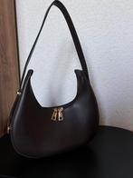 Dames leren tas, bruin, Handtassen en Accessoires, Tassen | Damestassen, Ophalen of Verzenden, Zo goed als nieuw, Bruin