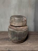 Houten pot met deksel, Ophalen, Nieuw