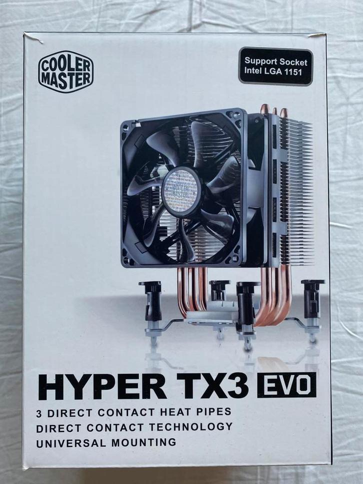 Cooler Master Hyper TX3 EVO, Computers en Software, Computerkoelers, Zo goed als nieuw, Ophalen of Verzenden