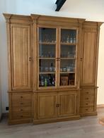 VERKOCHT Vitrinekast, Maison & Meubles, Armoires | Vitrines, Teck, 25 à 50 cm, 200 cm ou plus, Avec tablette(s)