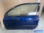 TOYOTA COROLLA E12 Blauw Links linker deur portier 2001-2007, Porte, Enlèvement, Utilisé, Toyota