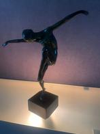 Danseuse art deco en bronze, Ophalen of Verzenden, Brons