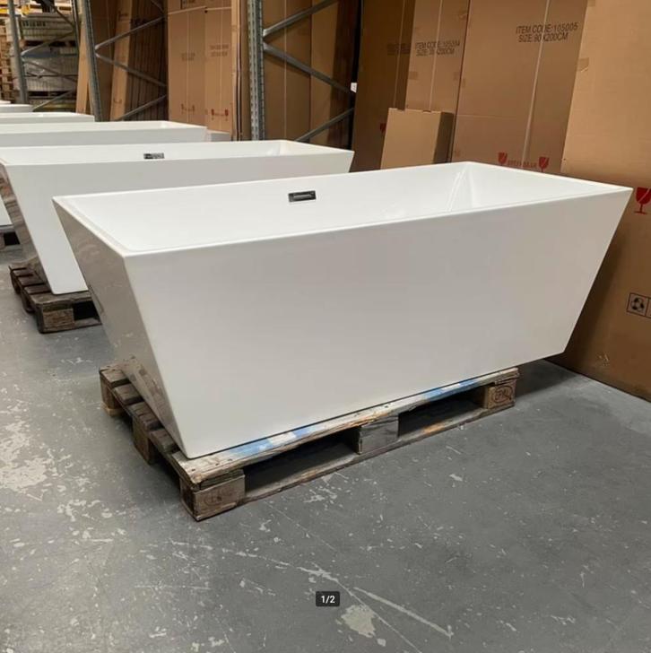 OP=OP Vrijstaand ligbad badkuip 170x80x60 nr56, Huis en Inrichting, Woonaccessoires | Overige, Nieuw, Ophalen of Verzenden