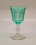 4 Val St. Lambert Uranium(!) Wijnglazen, Model Metternich, Enlèvement ou Envoi