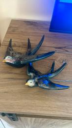 Ancien couple hirondelles excellent état, Collections, Porcelaine, Cristal & Couverts, Comme neuf