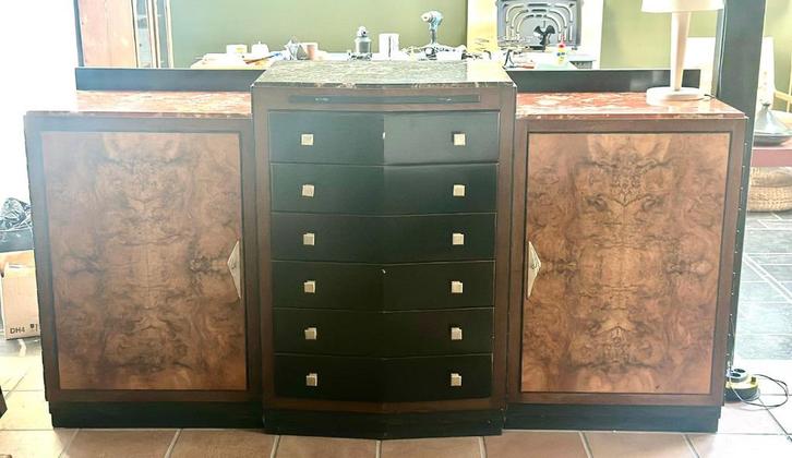 Art Deco kast, Antiek en Kunst, Antiek | Meubels | Kasten, Ophalen