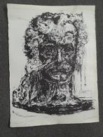 Litho Georges Brassens door Parsus exemplaire d'artiste 1974, Verzenden