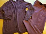 bordeau broek + gilet Xandres medium, Maat 38/40 (M), Overige kleuren, Ophalen of Verzenden, Zo goed als nieuw