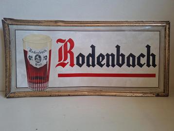 Zeldzaam jaren 60 glacoide Rodenbach bier reclamebord  beschikbaar voor biedingen
