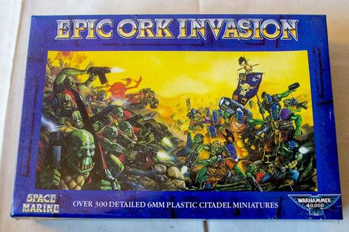 Citadel Miniatures 0747 Epic Ork Invasion-Epic Battles 1990, Hobby en Vrije tijd, Wargaming, Zo goed als nieuw, Warhammer 40000