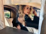 Plexiglas foto vrouw in oldtimer, Ophalen