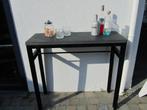 Hoge tafel - bartafel - stalen frame met arduin blad, Huis en Inrichting, Ophalen, Gebruikt