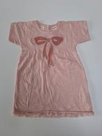 Mt 82 Lichtroze gebreide jurk met strik, Kinderen en Baby's, Babykleding | Maat 80, Gebruikt, Meisje, Jurkje of Rokje, Ophalen of Verzenden