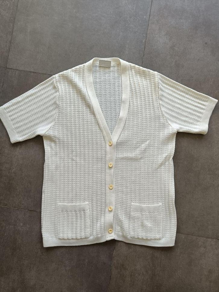 witte cardigan, Tricot Novita, Kleding | Dames, Truien en Vesten, Gedragen, Maat 38/40 (M), Wit, Ophalen of Verzenden