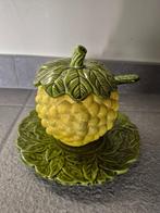 Vintage sauskom in de vorm van een gele groente, Ophalen