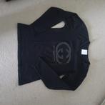 'Gucci Guilty Black' zwart S/M T-shirt met V-hals, Kleding | Dames, T-shirts, Gucci, Maat 38/40 (M), Ophalen of Verzenden, Lange mouw