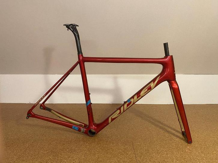 Frameset Ridley Helium maat S (beschadigd), Fietsen en Brommers, Fietsen | Racefietsen, Gebruikt, Heren, Overige merken, 28 inch