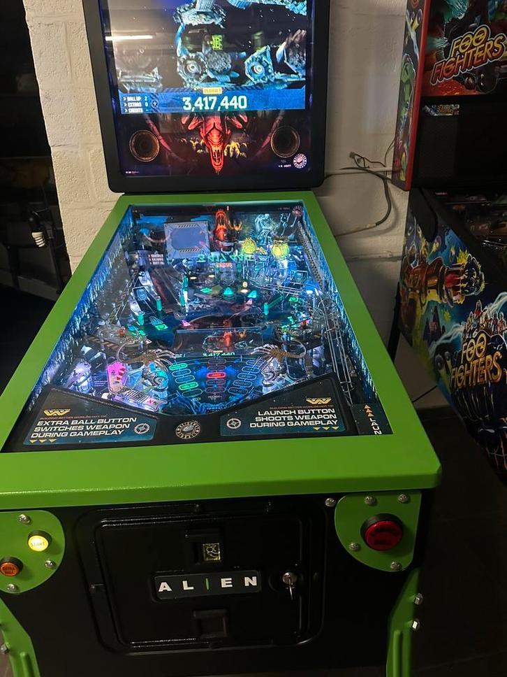 Alien Limited Edition, Verzamelen, Automaten | Flipperkasten, Zo goed als nieuw, Dot-matrix, Flipperkast, Overige merken, Ophalen