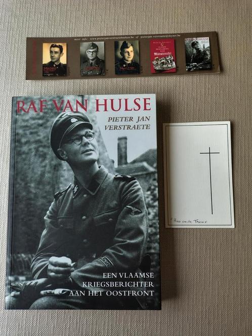 boek Kriegsberichter Raf Van Hulse met doodsprentje, Verzamelen, Militaria | Tweede Wereldoorlog, Ophalen of Verzenden