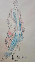 Kees van Dongen  Aquarel  Uniek werk  Hand Gesigneerd en Ged, Antiek en Kunst, Kunst | Schilderijen | Klassiek, Ophalen