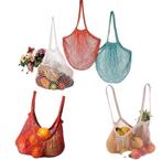 Sac à provisions en maille réutilisable, Enlèvement ou Envoi, Blanc