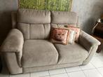 Canapé 2 places taupe, Maison & Meubles, 75 à 100 cm, Enlèvement, Utilisé, Classique